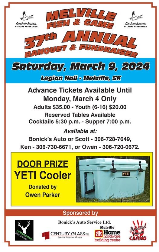 Melville Fish & Game 37th Annual Banquet & Fundraiser