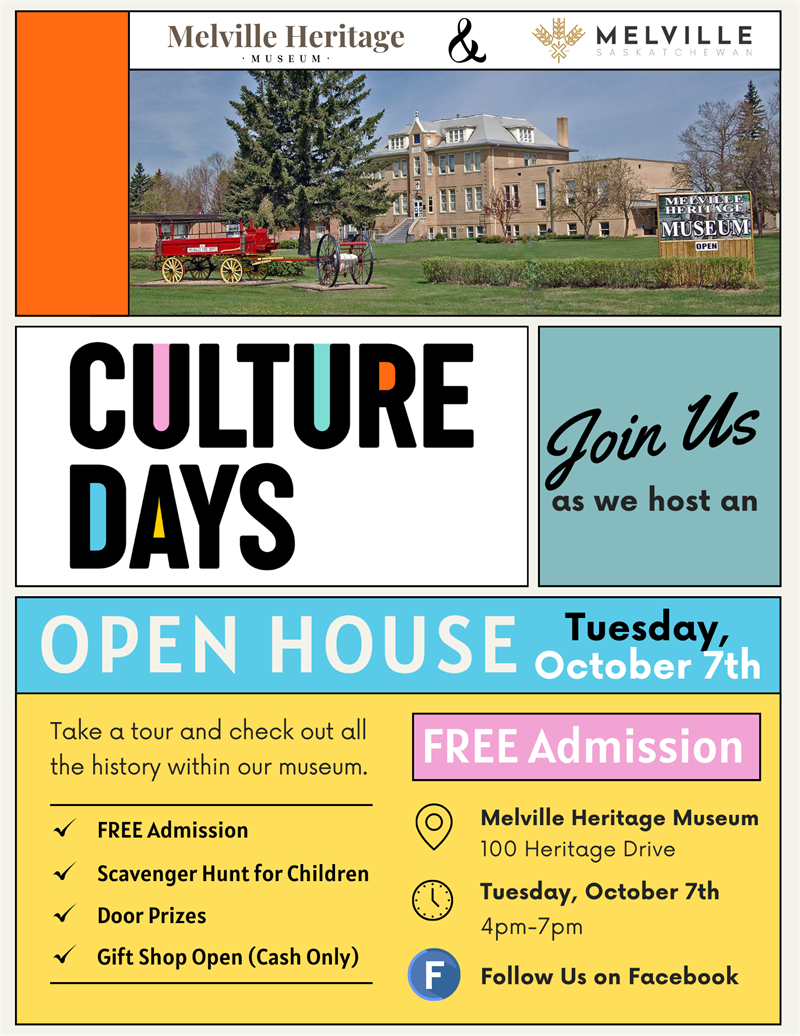 Culture Days - Heritage Museum Open House