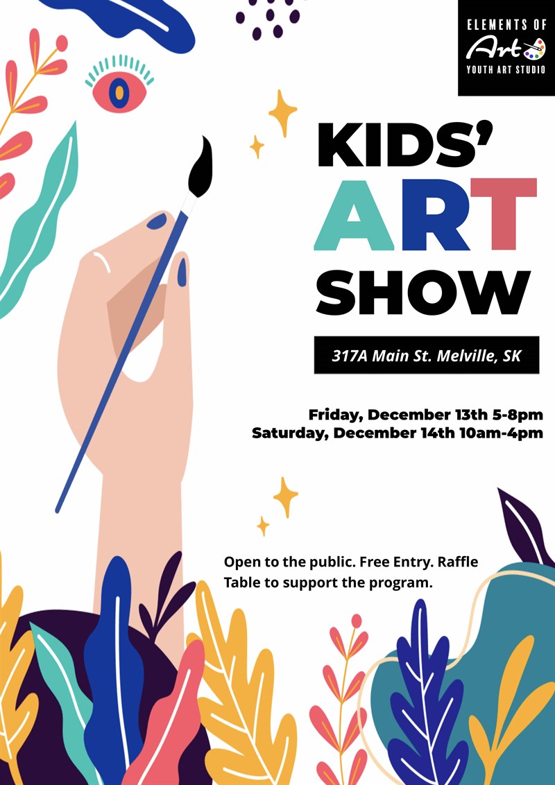 Kids' Art Show - Elements of Art Youth Art Studio