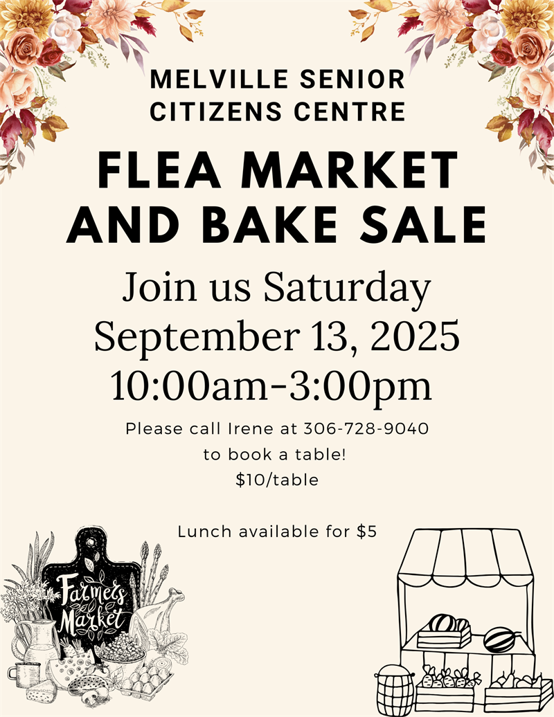 Melville Senior Citizens Centre Flea Market and Bake Sale