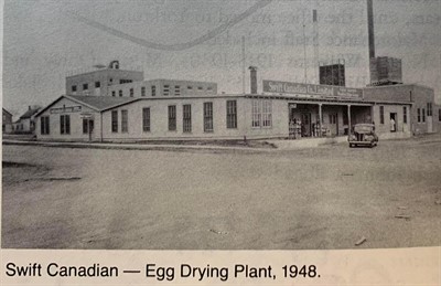 egg drying plant, 1948